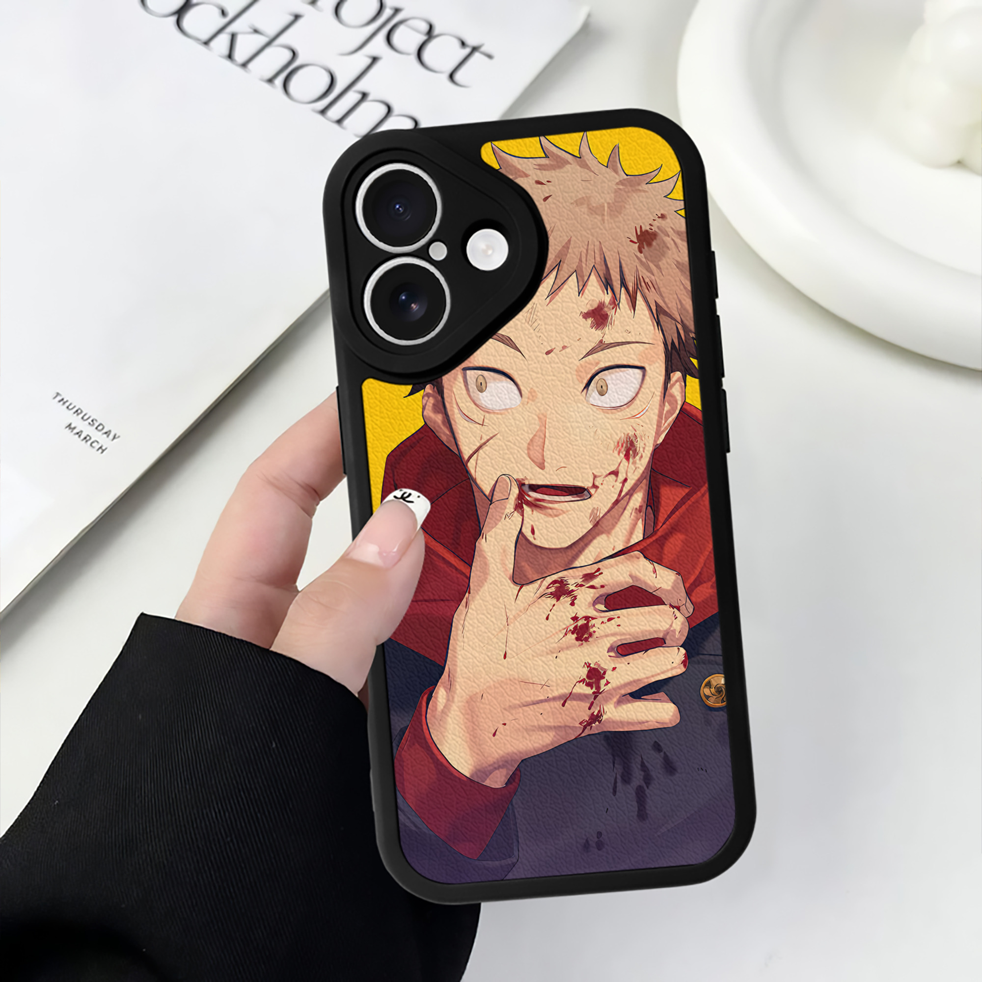 （画像用） SPY×FAMILY间谍家家酒 【iPhone 16シリーズ対応】シリコンスマホケース（レザー調） 材質：シリコン